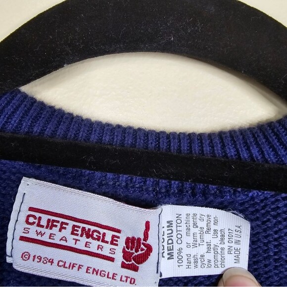 Cliff Engle 1984 Auburn University vintage cotton sweater vest size M - Picture 4 of 5